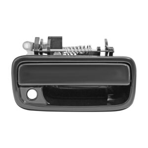 106916 MANIJA EXTERIOR TY TACOMA 95-04  CON HOYO PARA LLAVE LISA NEGRA METAL DELANTERA DERECHA