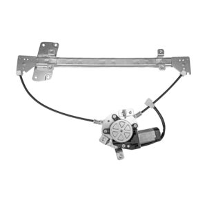 106929 ELEVADOR DE CRISTAL NS NP300/FRONTIER 16-20  ELECTRICO 2 PINS CON MOTOR NORMAL Y DOBLE CABINA COMPATIBLE CON MOLDE ORIGINAL 12VCC BRA GENERICA 80721-4KH0B Izquierdo Delantera