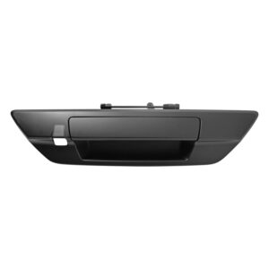 106998 MANIJA DE TAPA TY HILUX SRV 16-20  SIN HOYO PARA LLAVE / CON HOYO PARA CAMARA LISA NEGRA PLASTICO HUSHAN