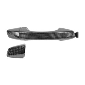 107036 MANIJA EXTERIOR ST LEON 14-18  VW GOLF 15-18  ST IBIZA 18-20  SIN HOYO PARA LLAVE SIN SENSOR FIBRA DE CARBON NEGRA PLASTICO DELANTERA/TRASERA DERECHA