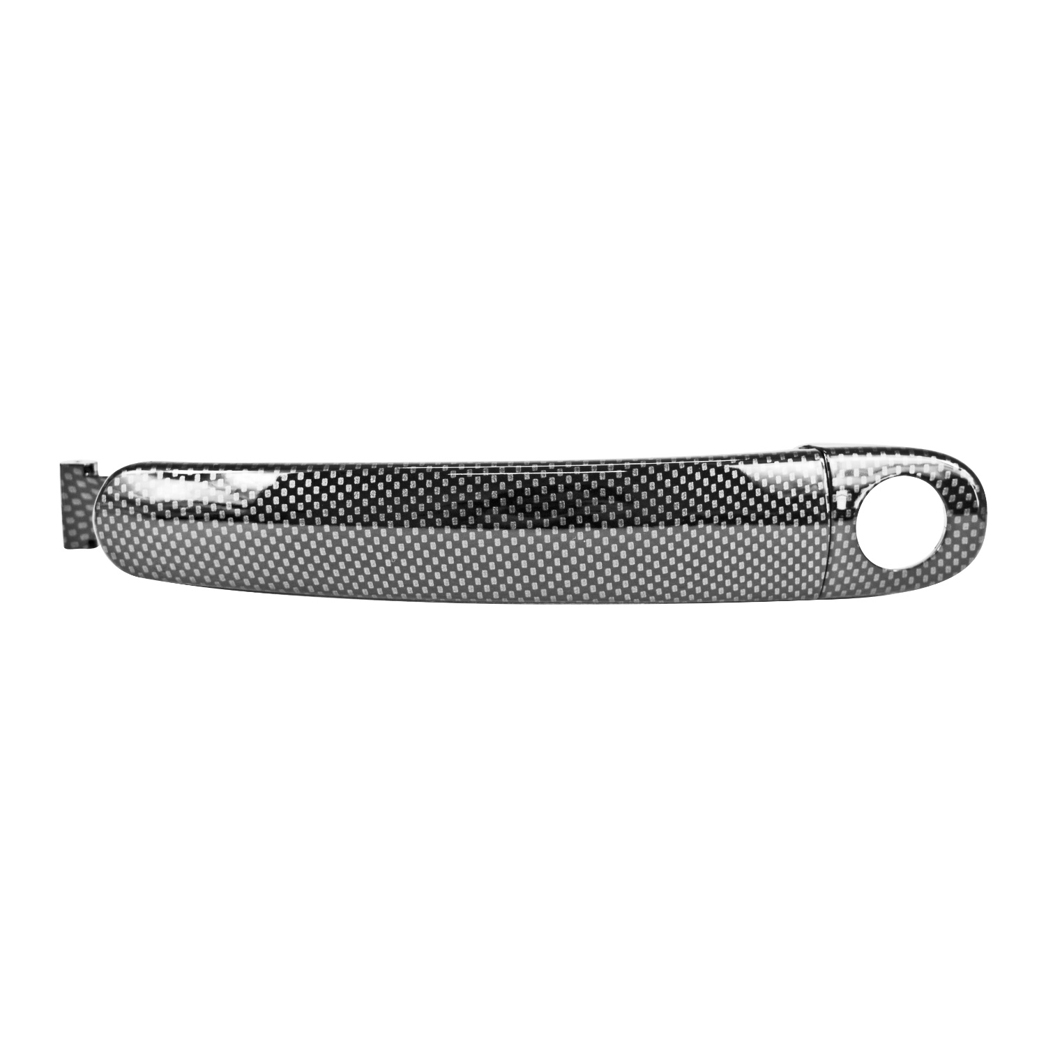107039 MANIJA EXTERIOR ST TOLEDO 13-18 VW JETTA BICENTENARIO 11-18/POLO 13-16/TIGUAN 09-17/VENTO 14-19/UP 16-20 CON HOYO PARA LLAVE FIBRA DE CARBON NEGRA PLASTICO DELANTERA DERECHA/IZQUIERDA