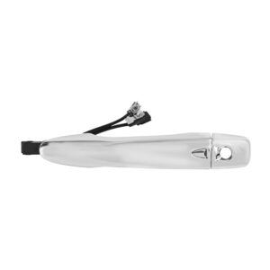 107047 MANIJA EXTERIOR NS FRONTIER/NP300 16-20 CON HOYO PARA LLAVE CON SENSOR CON CONECTOR TIPO ORIGINAL CROMADA PLASTICO HUSHAN DELANTERA IZQUIERDA