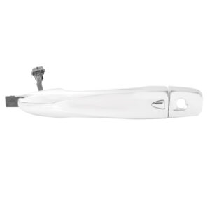 107051 MANIJA EXTERIOR NS FRONTIER/NP300 16-20 CON HOYO PARA LLAVE CON SENSOR CON CONECTOR TIPO UNIVERSAL CROMADA PLASTICO HUSHAN DELANTERA IZQUIERDA
