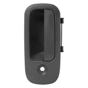 107085 MANIJA EXTERIOR CV KODIAK TOPKICK/C-4500/6500/7500/8500 05-09 CON HOYO PARA LLAVE CORRUGADA NEGRA PLASTICO DELANTERA IZQUIERDA