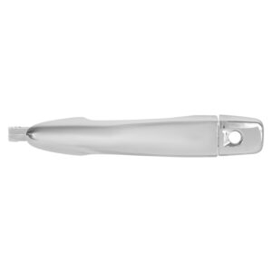 107097 MANIJA EXTERIOR NS FRONTIER/NP300 16-20 CON HOYO PARA LLAVE SIN SENSOR CROMADA PLASTICO DELANTERA IZQUIERDA