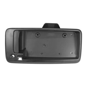 107124 MANIJA EXTERIOR CV EXPRESS VAN 13-20 CON HOYO PARA LLAVE / CON HOYO PARA CAMARA 5TA PUERTA CON PORTA PLACA CORRUGADA NEGRO PLASTICO