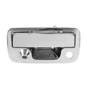 107183 MANIJA DE TAPA VW AMAROK 11-19  CON HOYO PARA LLAVE CON CAMARA INTEGRADA C/CABLEADO P/ADAPTAR 8MTS CROMADA ZINC CON PLASTICO HUSHAN