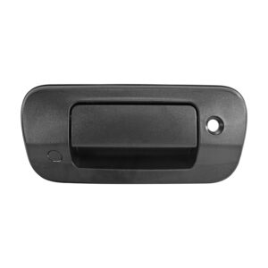 107366 MANIJA DE TAPA CV S10 2017  CON HOYO PARA LLAVE CORRUGADA NEGRA PLASTICO GENERICA