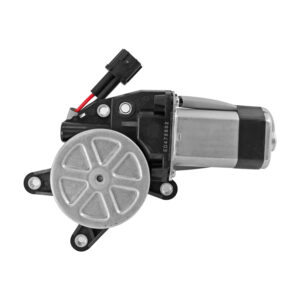 107494 MOTOR DE ELEVADOR ELECTRICO NS TIIDA 07-17/SENTRA 01-06/XTRAIL 00-07  2 PINS ENCHUFE REDONDO 12VCC CUADRADO HUSHAN 4 34 CM DELANTERO DERECHO