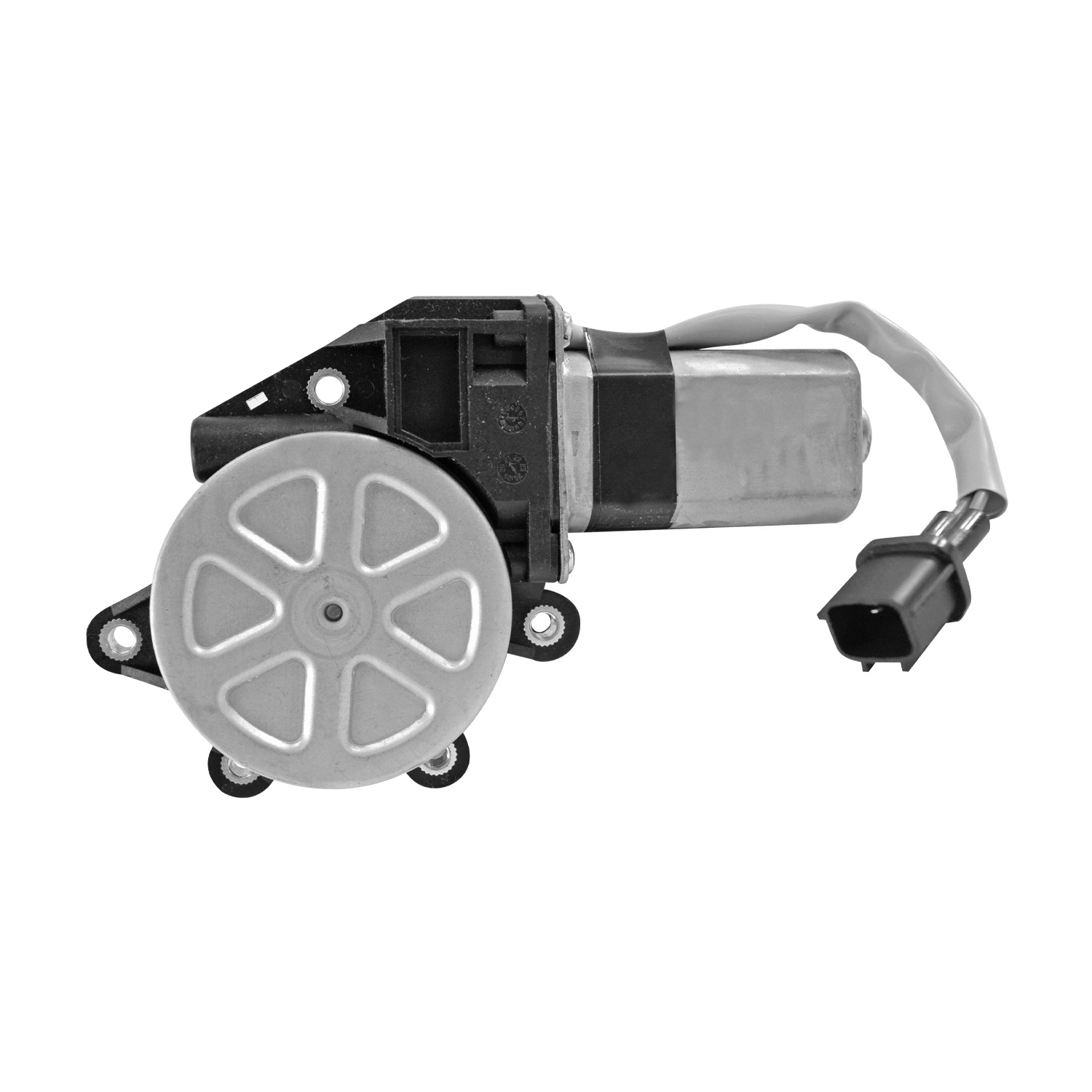 107537 MOTOR DE ELEVADOR ELECTRICO NS ALTIMA 02-06/FRONTIER 05-15/SENTRA 02-06/X-TERRA 05-15/MURANO 03-07 2 PINS ENCHUFE REDONDO CUADRADO 12VCC 5 17 CM MANIJAUTO DELANTERO DERECHO