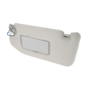 107673 VISERA NS PATHFINDER 13-17 1 PIEZA CON ESPEJO CON LUZ BEIGE TELA TIPO ORIGINAL DELANTERA IZQUIERDA
