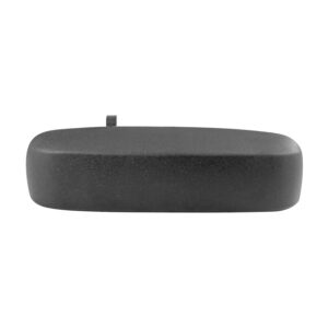 107804 MANIJA EXTERIOR DG RAM PROMASTER RAPID 17-20 FT UNO 15-20 SIN HOYO PARA LLAVE CORRUGADA NEGRA PLASTICO GENERICA Derecho Delantera