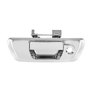 107806 MANIJA DE TAPA NS NP300/FRONTIER 16-22  CON HOYO PARA LLAVE Y SIN HOYO PARA CAMARA CROMADA PLASTICO TWN HUSHAN