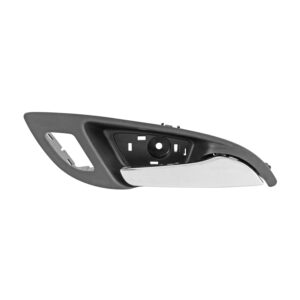 107846 MANIJA INTERIOR CV EQUINOX 18-21  CON HOYO PARA SEGURO CROMADA/NEGRA PLASTICO DELANTERO DERECHO