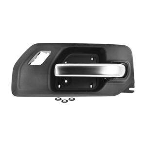 107904 MANIJA INTERIOR CV SILVERADO/CHEYENNE  GM SIERRA 19-24  CON HOYO PARA SEGURO NEGRA/CROMO SATINADO PLASTICO TWN HUSHAN Derecho Delantera
