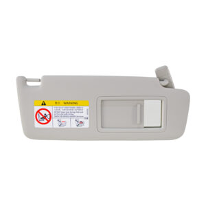 108064 VISERA VW GOLF GTI/SPORTWAGEN 14-20/JETTA 19-22/T-CROSS 20-23/PASSAT 16-19  CON GANCHO 1 PIEZA CON ESPEJO GRIS CLARO PLASTICO 2 PINS CHIN CHN TIPO ORIGINAL 5GG857552 Derecho Delantera