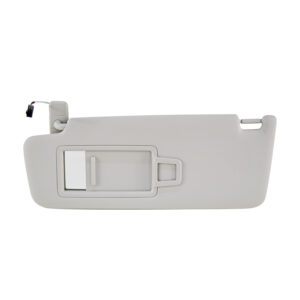 108065 VISERA VW PASSAT 16-19/T-CROSS 20-23/JETTA 19-22/GOLF SPORTWAGEN/GTI 14-20  CON GANCHO 1 PIEZA CON ESPEJO GRIS CLARO PLASTICO 2 PINS CHIN CHN TIPO ORIGINAL 5GG857551 Izquierdo Delantera