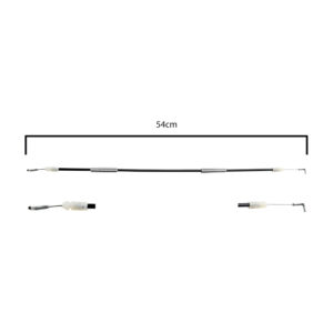 108097 CHICOTE CERRADURA HD CITY 09-14  54 CM BRA GENERICA Izquierdo Delantera