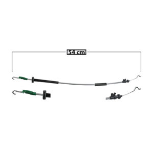 108112 CHICOTE CERRADURA VW AMAROK 11-19  54 CM BRA GENERICA Derecho/Izquierdo Delantera