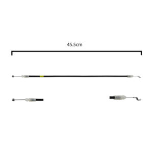 108259 CHICOTE CERRADURA NS MARCH 11-20  45.5CM PARA MANIJA INTERIOR BRA GENERICA Izquierdo Trasera