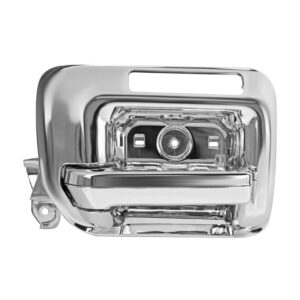 108537 MANIJA INTERIOR CV CHEYENNE/SILVERADO  GM SIERRA 14-18  CON HOYO PARA SEGURO CROMADA PLASTICO TWN HUSHAN Izquierdo Delantera