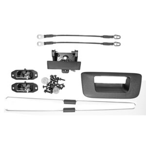 108580 MANIJA DE TAPA CV CHEYENNE/SILVERADO  GM SIERRA  CV PICK UP 07-13  SIN HOYO PARA LLAVE SET DE INSTALACION CORRUGADA NEGRO TWN HUSHAN
