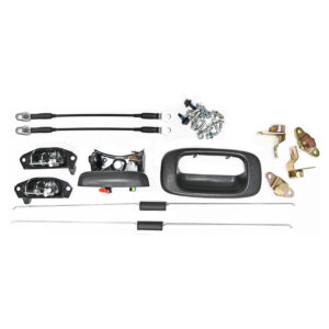 108581 MANIJA DE TAPA CV SILVERADO  GM SIERRA 99-06  HM H2 SUT 03-09  CV CHEYENNE/PICK UP 99-06  SET DE INSTALACION CORRUGADA NEGRO TWN HUSHAN