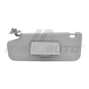108811 VISERA CV TORNADO 12-20/CRUZE 10-16/SONIC 12-19/SPARK 11-17/BEAT 18-21 1 PIEZA CON ESPEJO SIN LUZ GRIS CLARO PLASTICO BRA GENERICA TIPO ORIGINAL IZQUIERDO DELANTERA
