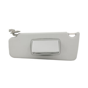 108823 VISERA NS PLATINA  RN CLIO 02-10  1 PIEZA CON ESPEJO SIN LUZ BEIGE VINIPIEL BRA GENERICA TIPO ORIGINAL Izquierdo Delantera