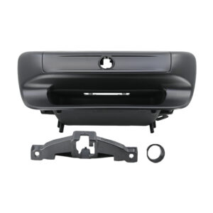 108869 MANIJA DE TAPA DODGE RAM 19-24 CON HOYO PARA CAMARA 1 PIEZA NEGRA PLASTICO TWN HUSHAN 6RN79KXJAA/6RN80KXJAA  Trasera Tapa caja