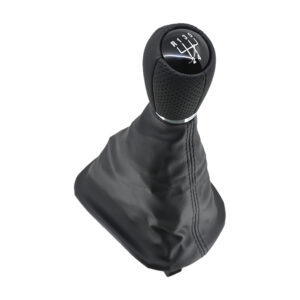 109122 PERILLA ST LEON 01-05 ST TOLEDO 01-05  FUNDA CON PERILLA NEGRO/PLATA 5 VELOCIDADES VINIPIEL CHN