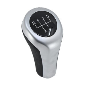 109135 PERILLA BW SERIE 5 03-10 BW SERIE 6 04-10 BW SERIE 1 04-13  DE PALANCA NEGRO/PLATA 5 VELOCIDADES PIEL SINTETICA TIPO ORIGINAL CHN