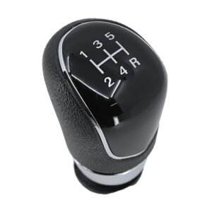 109142 PERILLA FD MONDEO 07-13 FD FOCUS 05-13 FD FIESTA 05-13  DE PALANCA NEGRO/ALUMINIO 5 VELOCIDADES PIEL SINTETICA TIPO ORIGINAL CHN