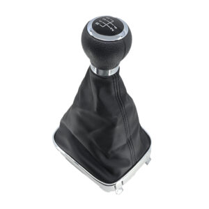 109151 PERILLA  VW BORA 05-10 FUNDA CON PERILLA NEGRO/PLATA 5 VELOCIDADES VINIPIEL TIPO ORIGINAL CHN