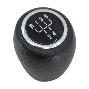 109155 PERILLA CV CRUZE 08-12 CV AVEO 02-17  DE PALANCA NEGRA/CROMO 5 VELOCIDADES PIEL SINTETICA TIPO ORIGINAL CHN