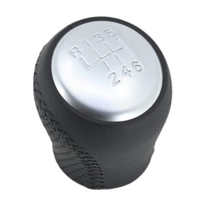 109181 PERILLA NS TIIDA 07-18 DE PALANCA NEGRO/PLATA 6 VELOCIDADES PIEL SINTETICA TIPO ORIGINAL CHN