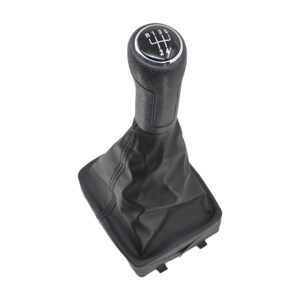 109185 PERILLA VW POLO 03-06 FUNDA CON PERILLA NEGRA/CROMO 5 VELOCIDADES VINIPIEL TIPO ORIGINAL CHN