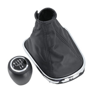 109186 PERILLA CHEV CRUZE 09-17 FUNDA CON PERILLA NEGRO/PLATA 5 VELOCIDADES VINIPIEL TIPO ORIGINAL CHN