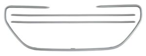 1608716080 MOLDURA PARRILLA PEUGEOT 301 13-17 PLATA 3 PZAS