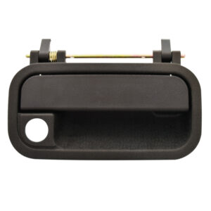 16210 MANIJA EXTERIOR CV CHEVY JOY / POP / SWING / PICK UP 94-95 CON HOYO PARA LLAVE CORRUGADA NEGRA PLASTICO HUSHAN DELANTERA DERECHA