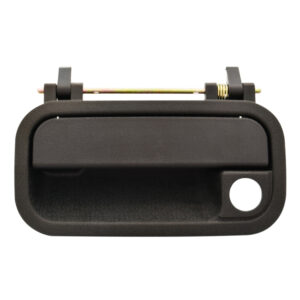 16211 MANIJA EXTERIOR CV CHEVY JOY / POP / SWING / PICK UP 94-95 CON HOYO PARA LLAVE CORRUGADA NEGRA PLASTICO HUSHAN DELANTERA IZQUIERDA