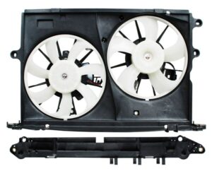 163630H200 MOTOVENTILADOR COROLLA/ MATRIX 09-13 L4/ 2.4L CON TOLVA SUP P/RAD P/ A/A COMPLETO T155