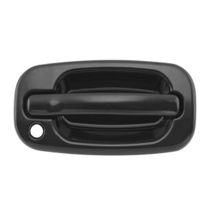 18662 MANIJA EXTERIOR CV SUBURBAN/TAHOE GM YUKON 00-06 CON HOYO PARA LLAVE 5TA PUERTA PUERTA DOBLE LISA PARA PINTAR LISA NEGRA PLASTICO HUSHAN