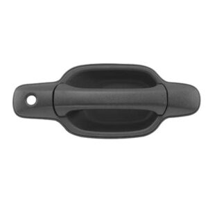 18673 MANIJA EXTERIOR CV COLORADO GM CANYON 04-12 CON HOYO PARA LLAVE CORRUGADA NEGRA PLASTICO HUSHAN DELANTERA IZQUIERDA