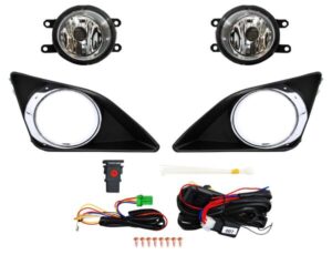 19-5857BC05Z3 FARO NIEBLA COROLLA 09-10 C/PARRILLA BISEL CROM JGO T155