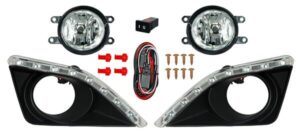 19-5857BE05Z3 PARRILLA COROLLA 09-10 C/LEDS P/FARO NIEBLA JGO T155