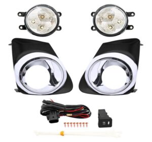 19-5857EC05Z3 FARO NIEBLA COROLLA 11-13 C/PARRILLA C/CROMO C/LEDS JGO T155