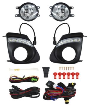 19-C745D005Z3 FARO NIEBLA COROLLA 11-13 PARRILLA C/LEDS JGO T155