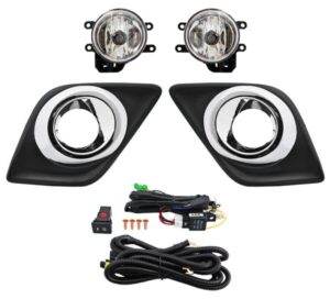 19-C917CB05Z3 FARO NIEBLA HILUX 16-19 C/PARRILLA FILO CENT EXT CROM JGO