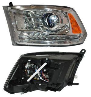 20-9392-B0-1A FARO DODGE PU 16-17 FONDO CROMADO C/LUZ DE DIA TYC IZQ